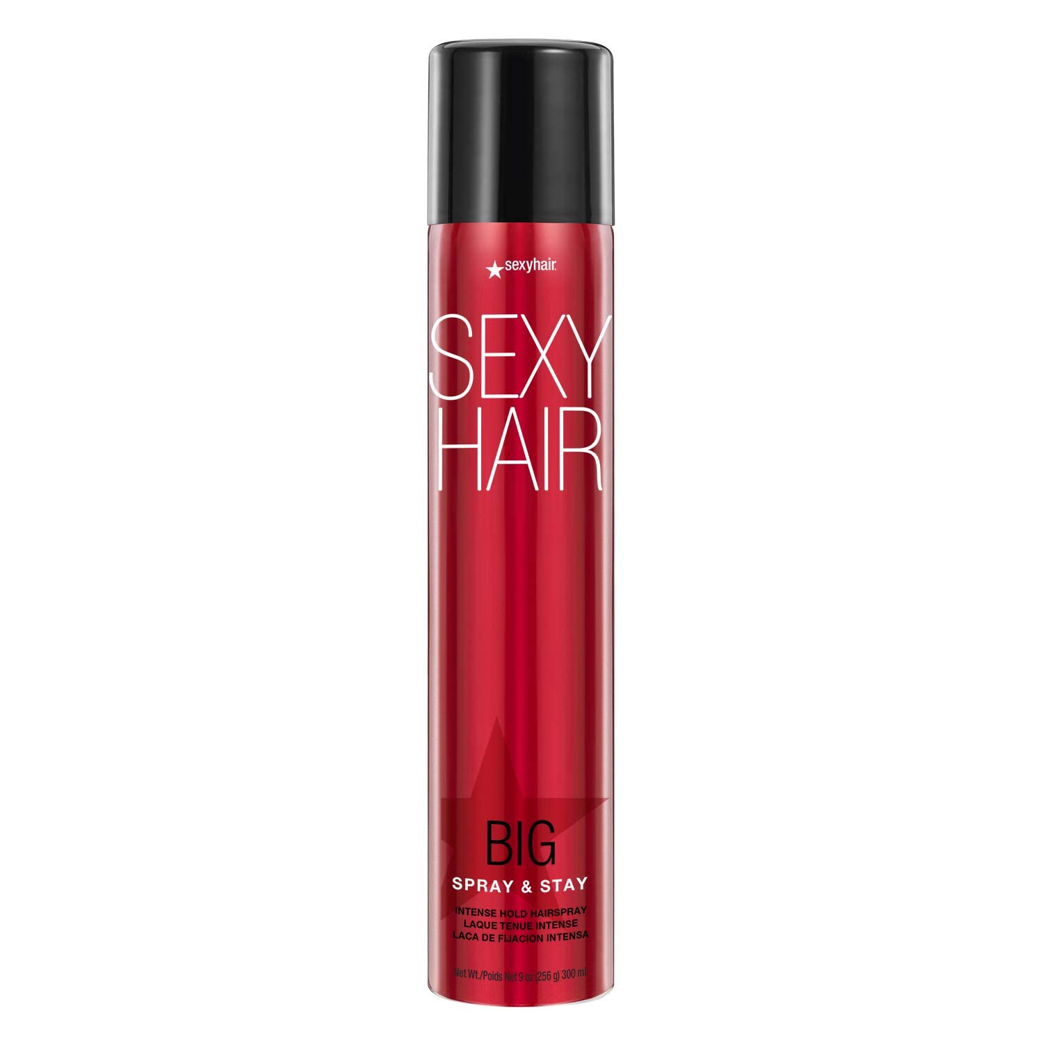 SexyHair Big Spray & Stay 9oz can showing intense hold for long-lasting style.