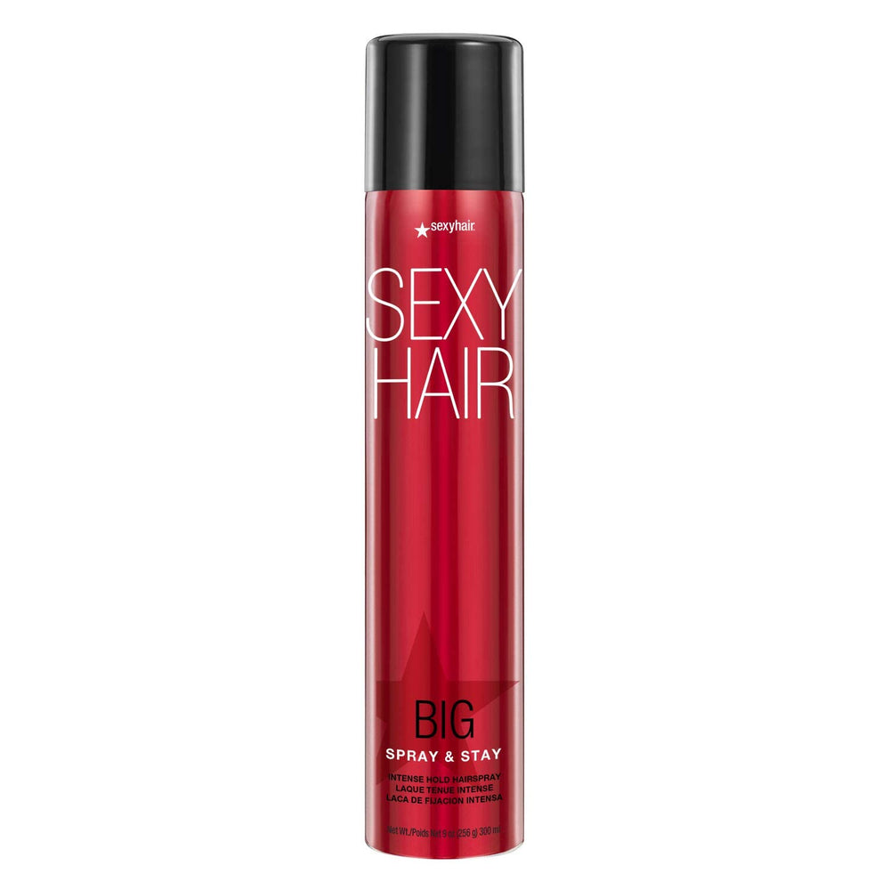 SexyHair Big Spray & Stay 9oz can showing intense hold for long-lasting style.