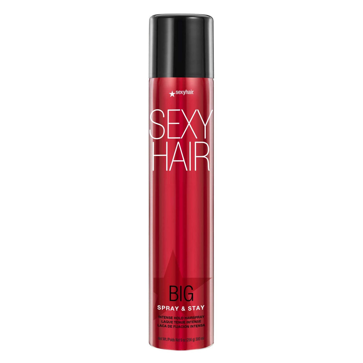 SexyHair Big Spray & Stay 9oz can showing intense hold for long-lasting style.