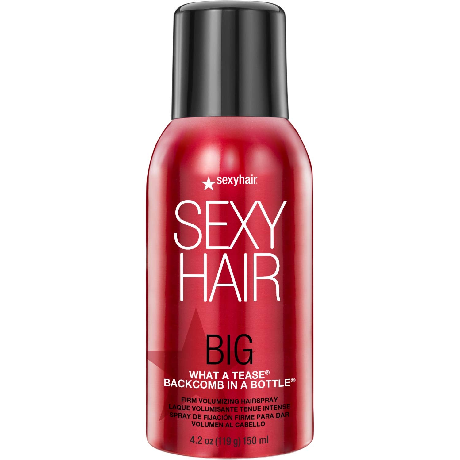 SexyHair Big What A Tease eleva la raíz para volumen visible durante el día