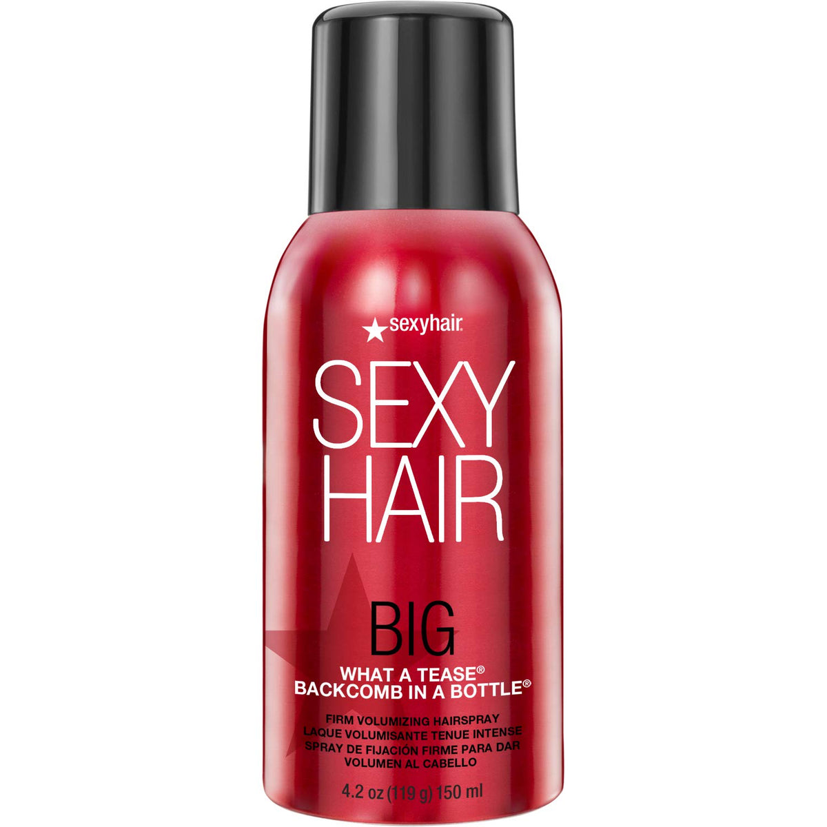 SexyHair Big What A Tease eleva la raíz para volumen visible durante el día