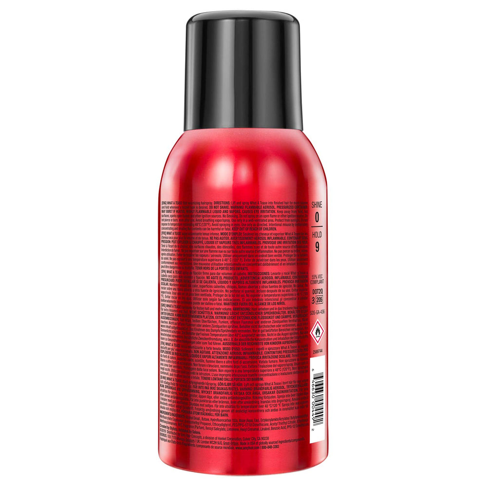 SexyHair Big What A Tease resiste la humedad hasta 72 horas