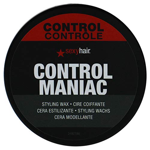 SexyHair Control Maniac Wax empaque profesional que muestra definición y agarre duradero