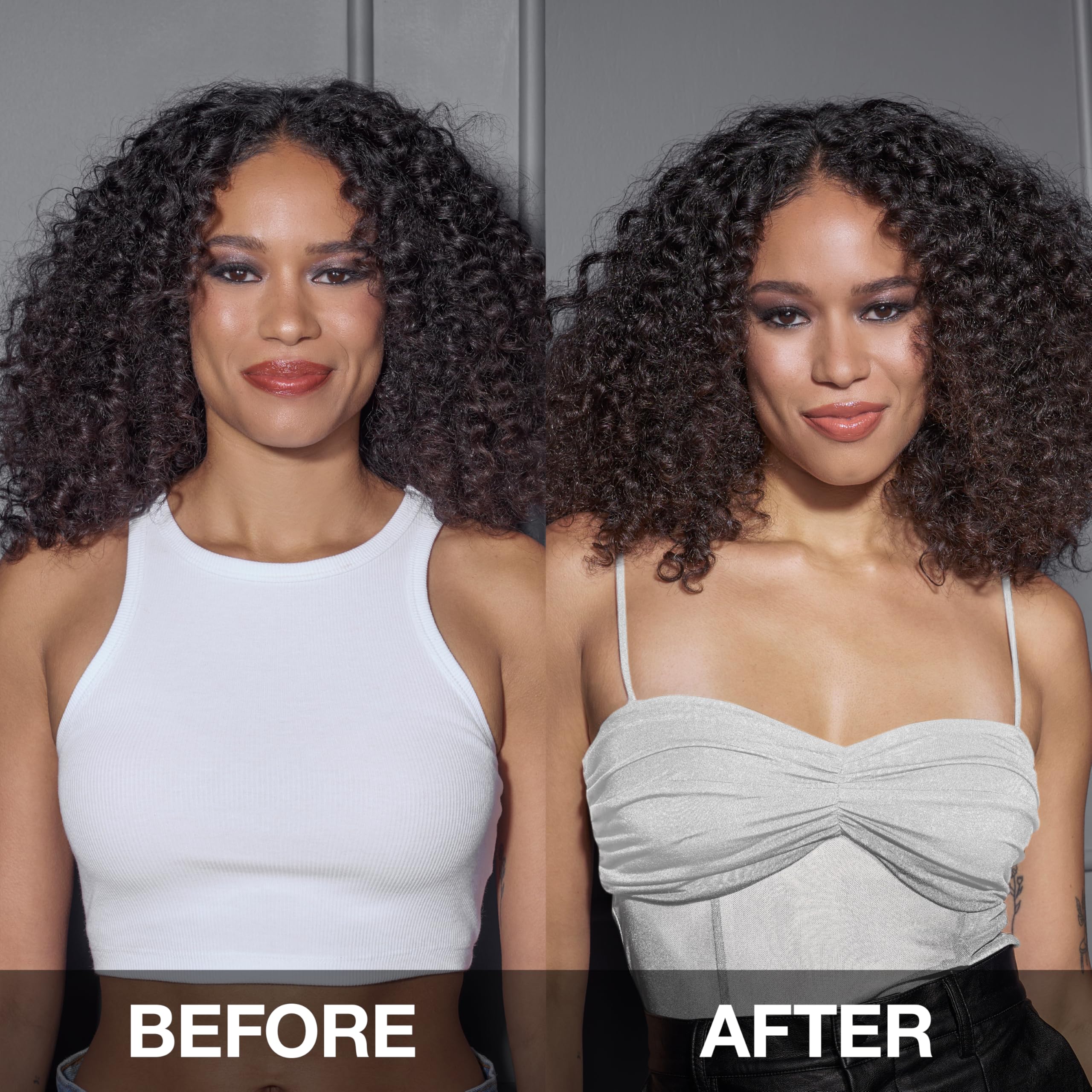 SexyHair Curling Creme aplicación suave para rizos sin frizz.