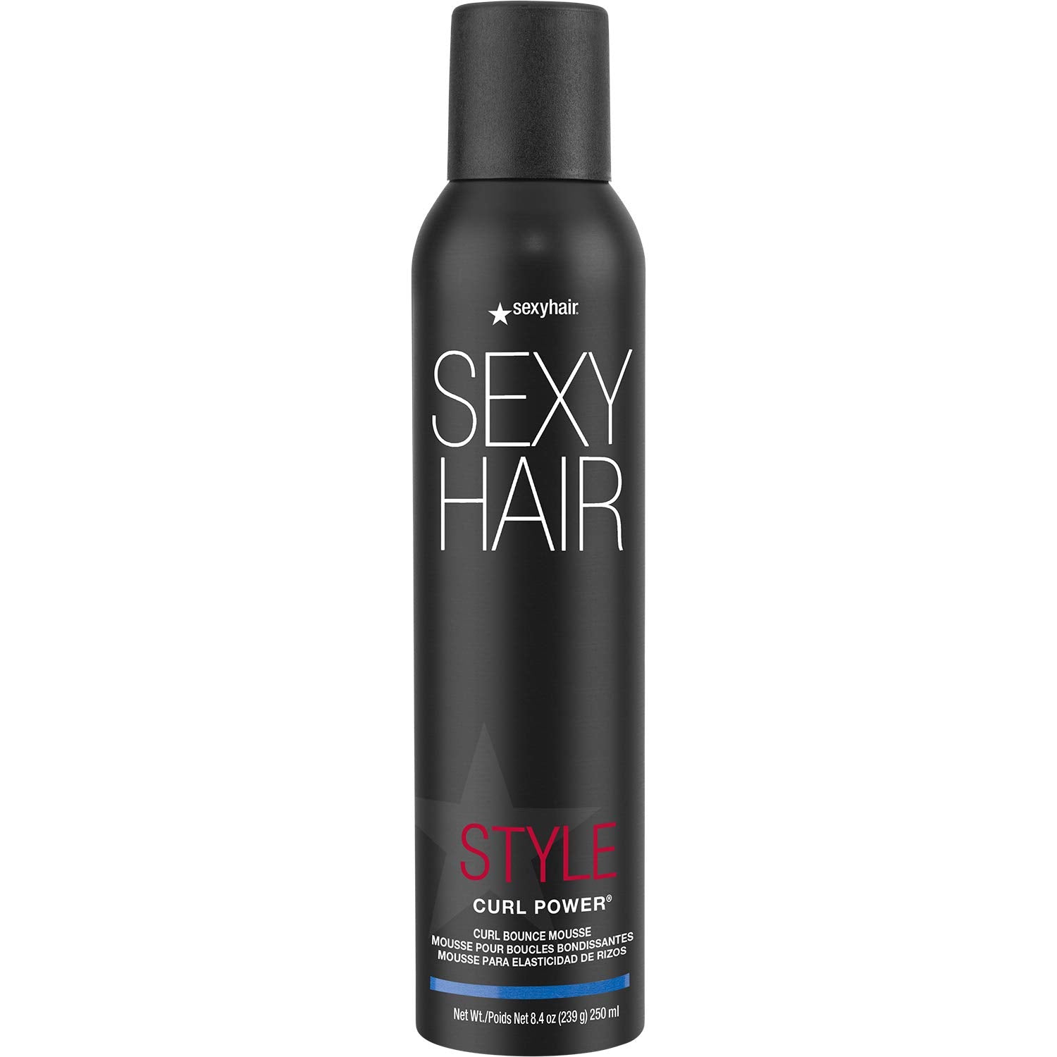 SexyHair Curl Power Mousse: aplicación suave para rizos con control ligero.