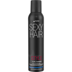 SexyHair Curl Power Mousse: aplicación suave para rizos con control ligero.