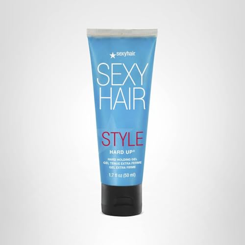 Gel claro de secado rápido para estilo limpio de SexyHair Hard Up.