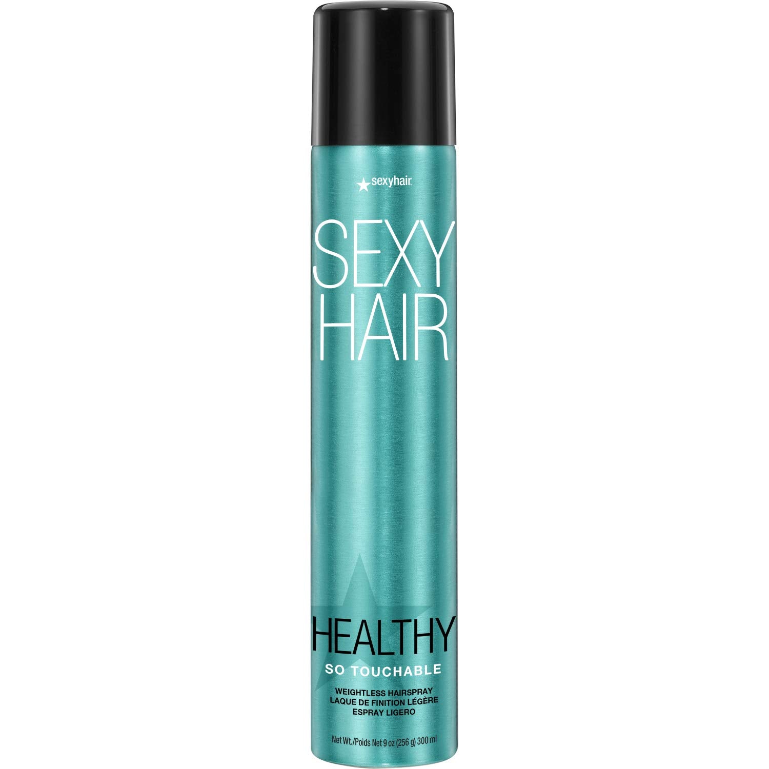 SexyHair Healthy So Touchable Hairspray – botella: spray ligero para cabello suave y brillante.