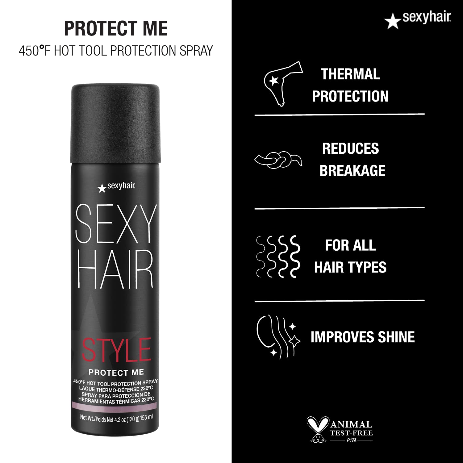 SexyHair Style Protect Me protege contra la humedad hasta 72 horas.