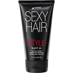 SexyHair Slept In Texture Creme bottle for effortless daily texture