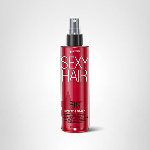 SexyHair Spritz & Stay brinda brillo sostenido para un look pulido