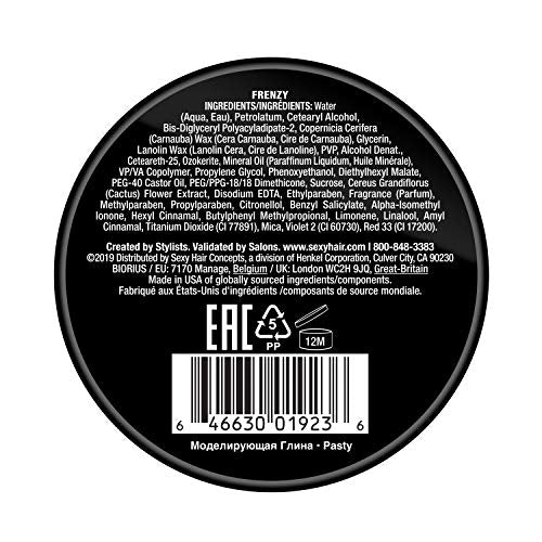 SexyHair Style Frenzy 2.5 oz packaging ready for travel