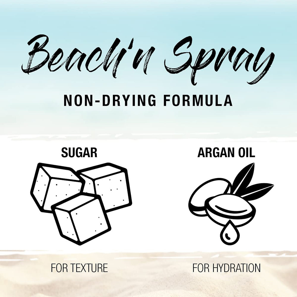 Aplicación en cabello húmedo con Beach'n Spray para volumen suave