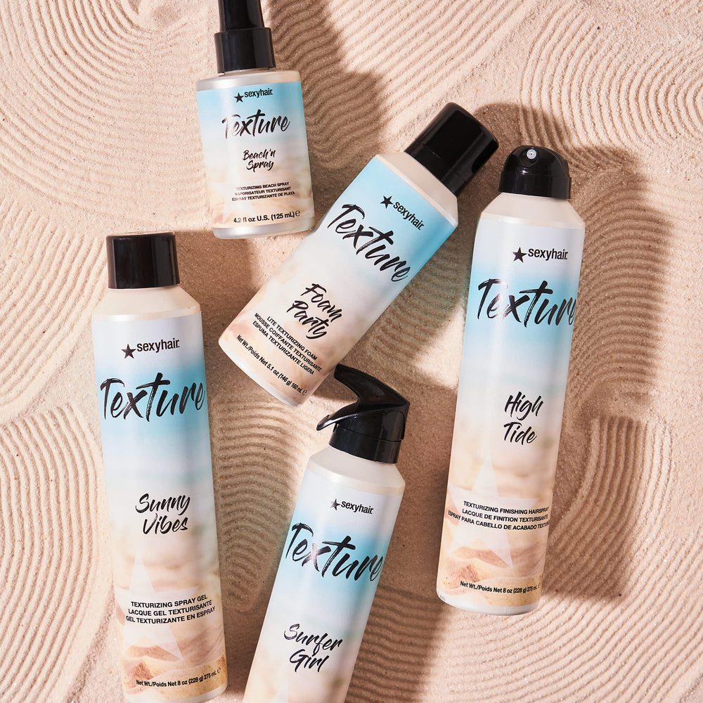 Reestilado de segundo día con Beach'n Spray para look casual