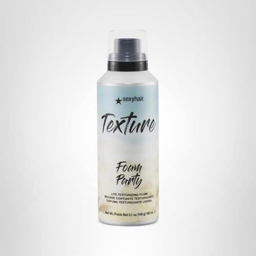 Estilo de playa natural gracias a SexyHair Texture Foam Party Lite.