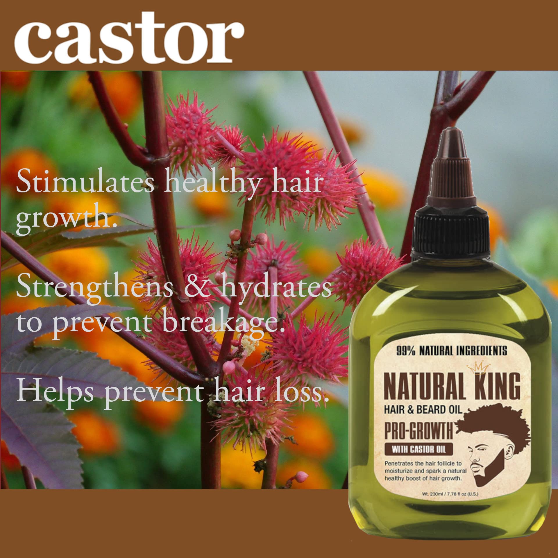 SFC Natural King Pro-growth hair roots application improves strand feel.