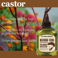SFC Natural King Pro-growth hair roots application improves strand feel.