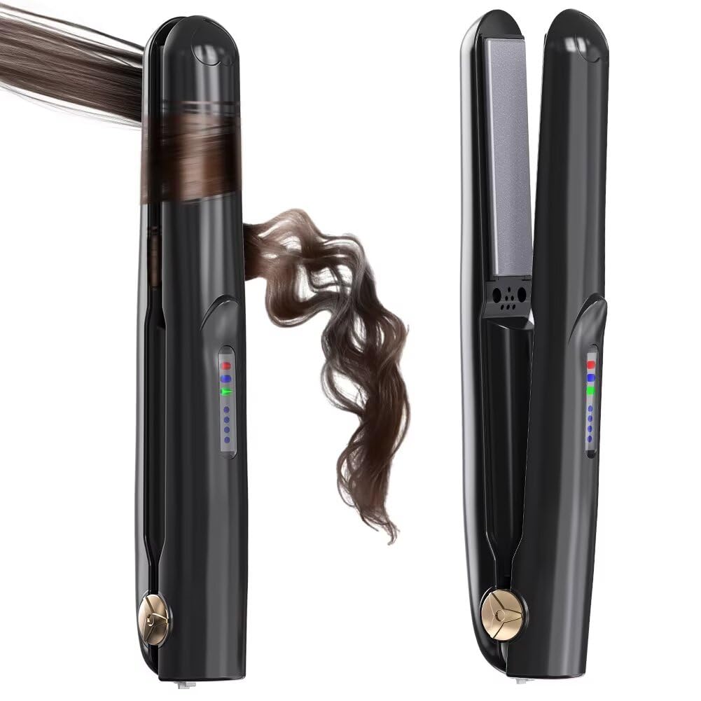 Sglyq cordless hair straightener compact design for on-the-go styling.