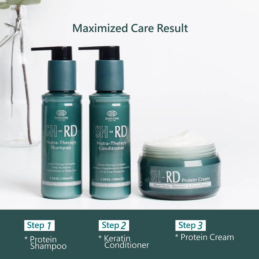 SH-RD brillo saludable para cabello suave, sedoso y manejable