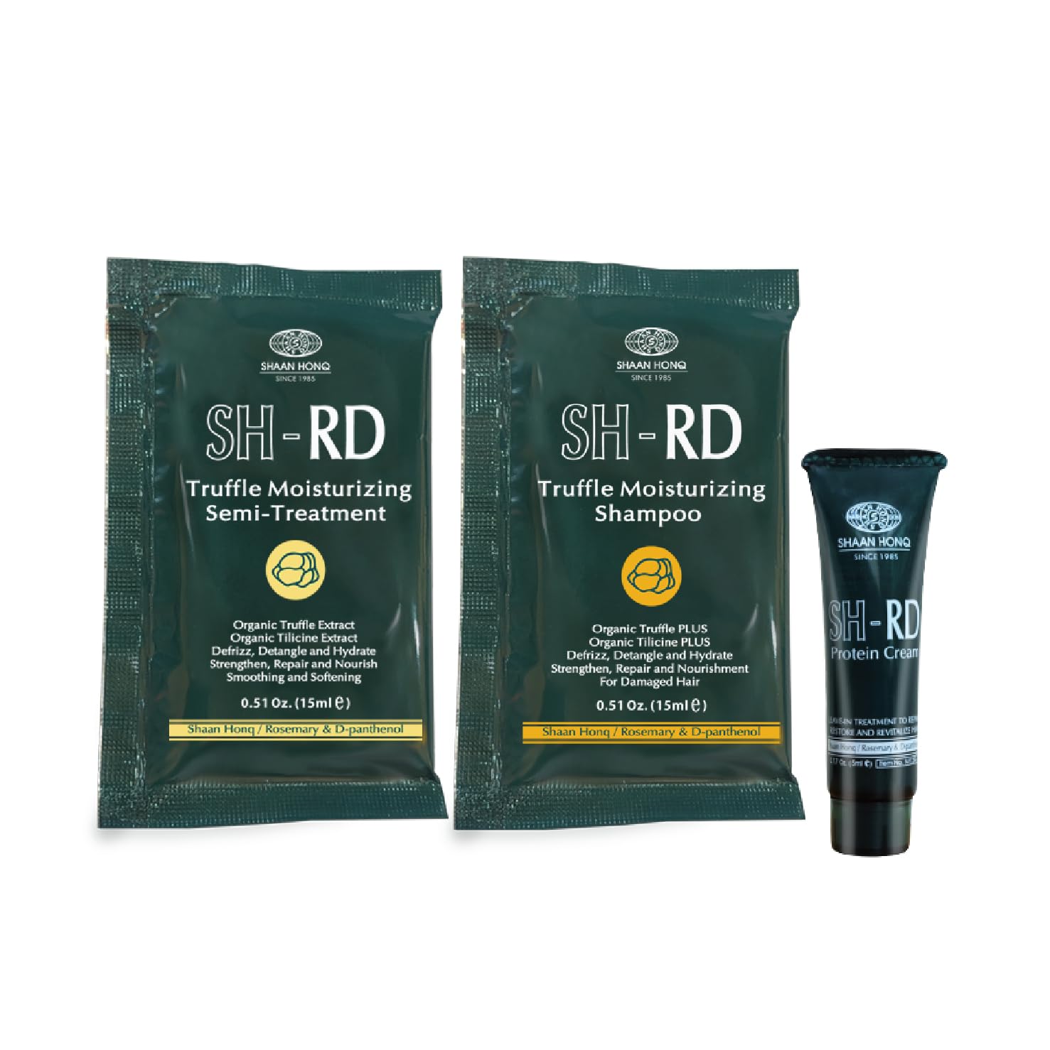 SH-RD champú Trufa mini, hidrata intensamente el cabello seco.