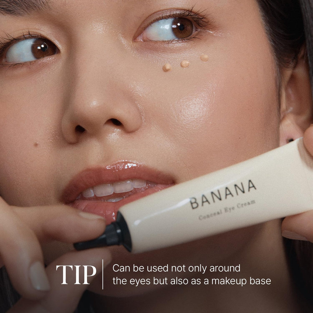 shaishaishai Banana Conceal Cream packaging emphasizing dermatologist-tested formula