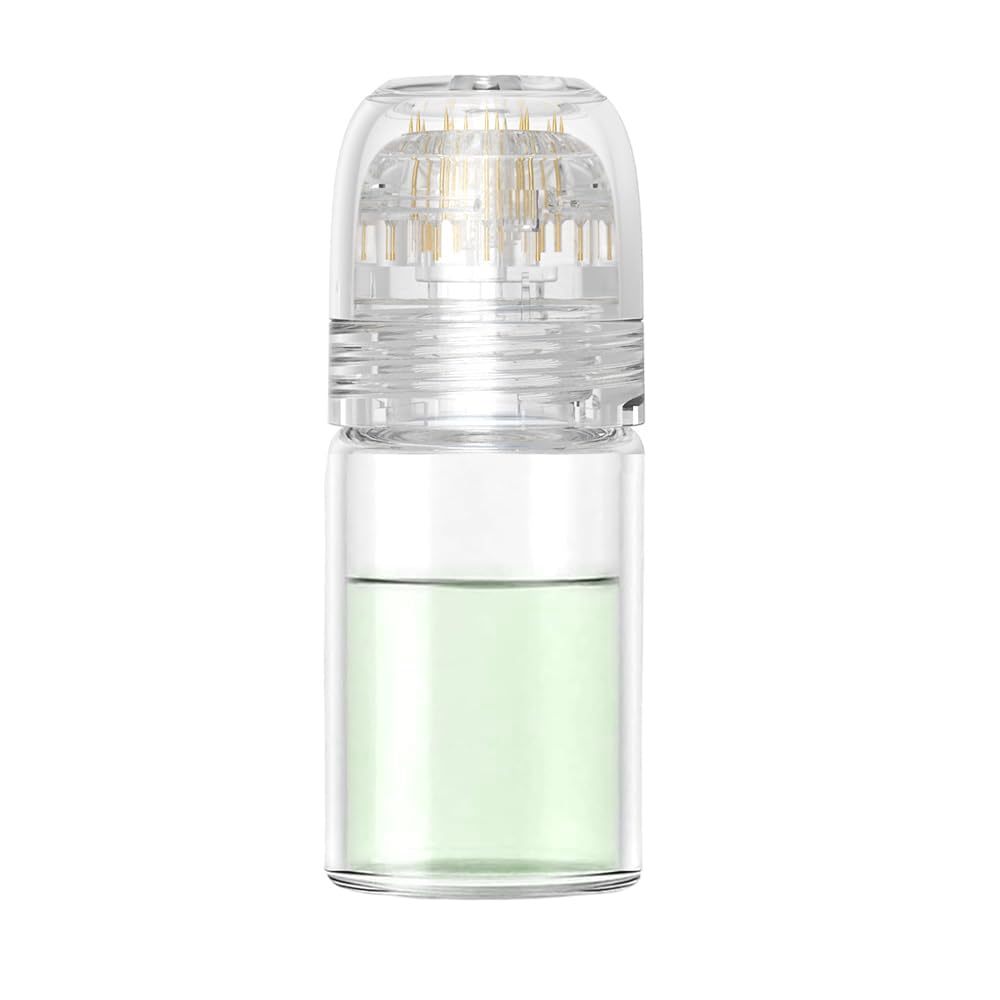 Shake Beauty Hydra Needle applicator with 0.25mm titanium needles for precise at-home use.