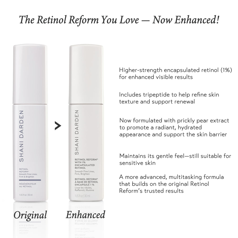 SHANI DARDEN Retinol Reform night routine, part of your evening skincare.