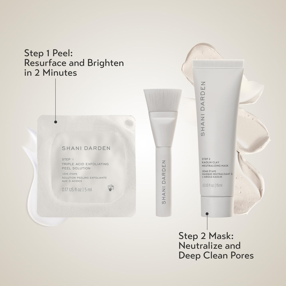 SHANI DARDEN travel-size kit enabling quick in-room skincare
