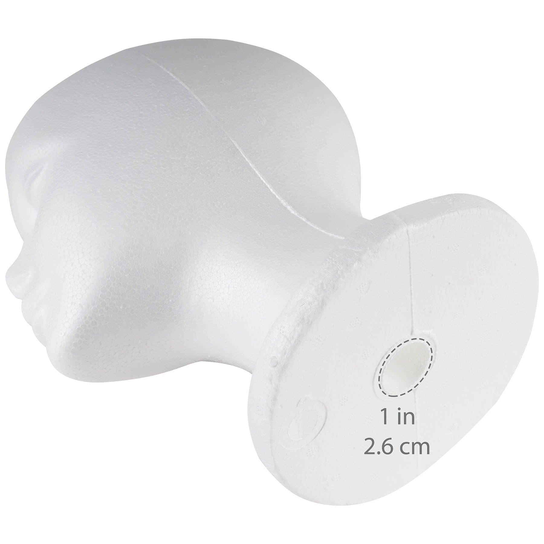 SHANY 11-inch foam head is lightweight and durable for travel