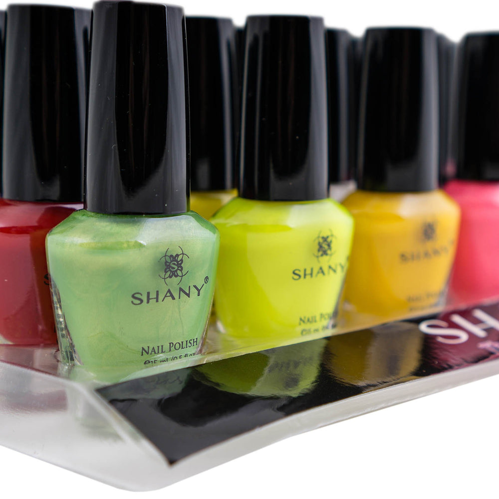 SHANY Cosmopolitan silver glitter nail polish for sparkling accents