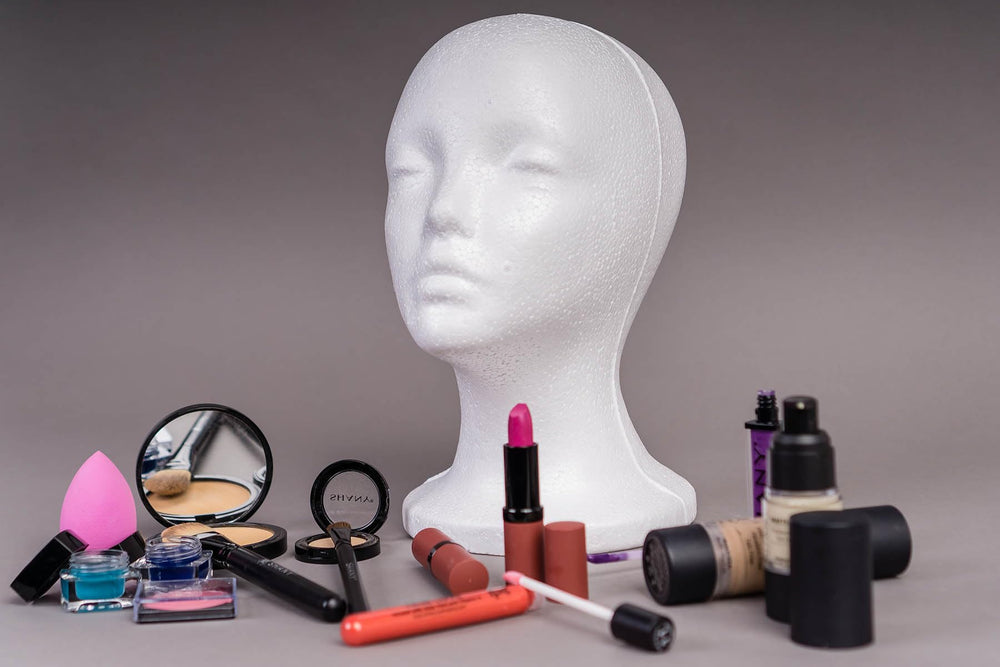 SHANY styrofoam head display for hats and wigs