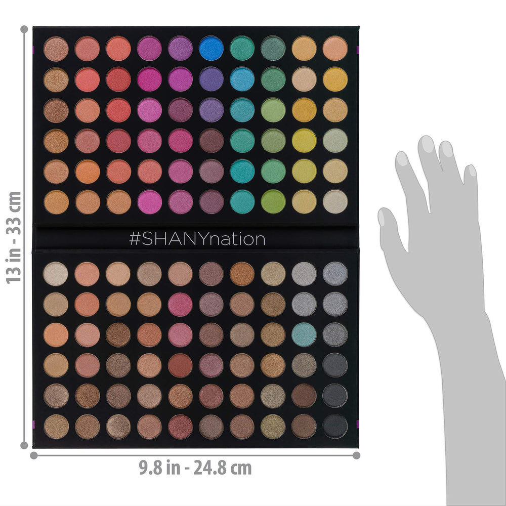 Doce sombras de efecto doble de SHANY para crear mosaico creativo.