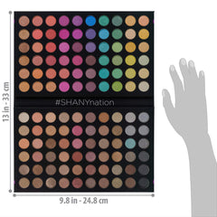 Doce sombras de efecto doble de SHANY para crear mosaico creativo.