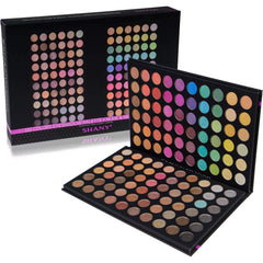 Sombras mate y brillo en SHANY para acabado suave y duradero.