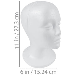 SHANY foam head ideal for wig storage and practice sessions