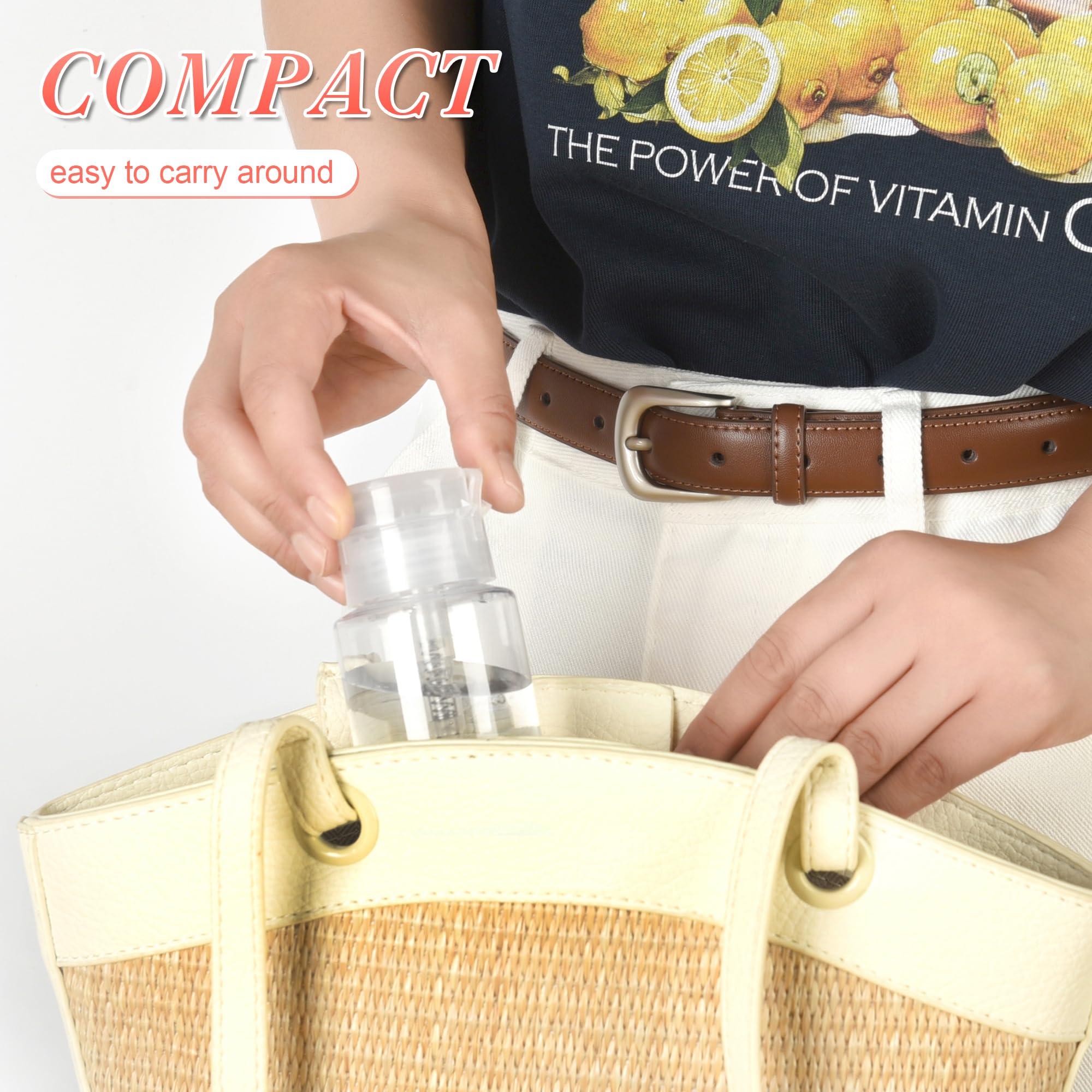 ShanySheny triple-pack bottle set keeps low-acetone remover organized.