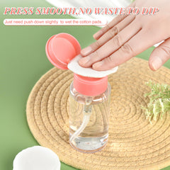 ShanySheny acetone pump dispenser with colored caps helps distinguish contents.