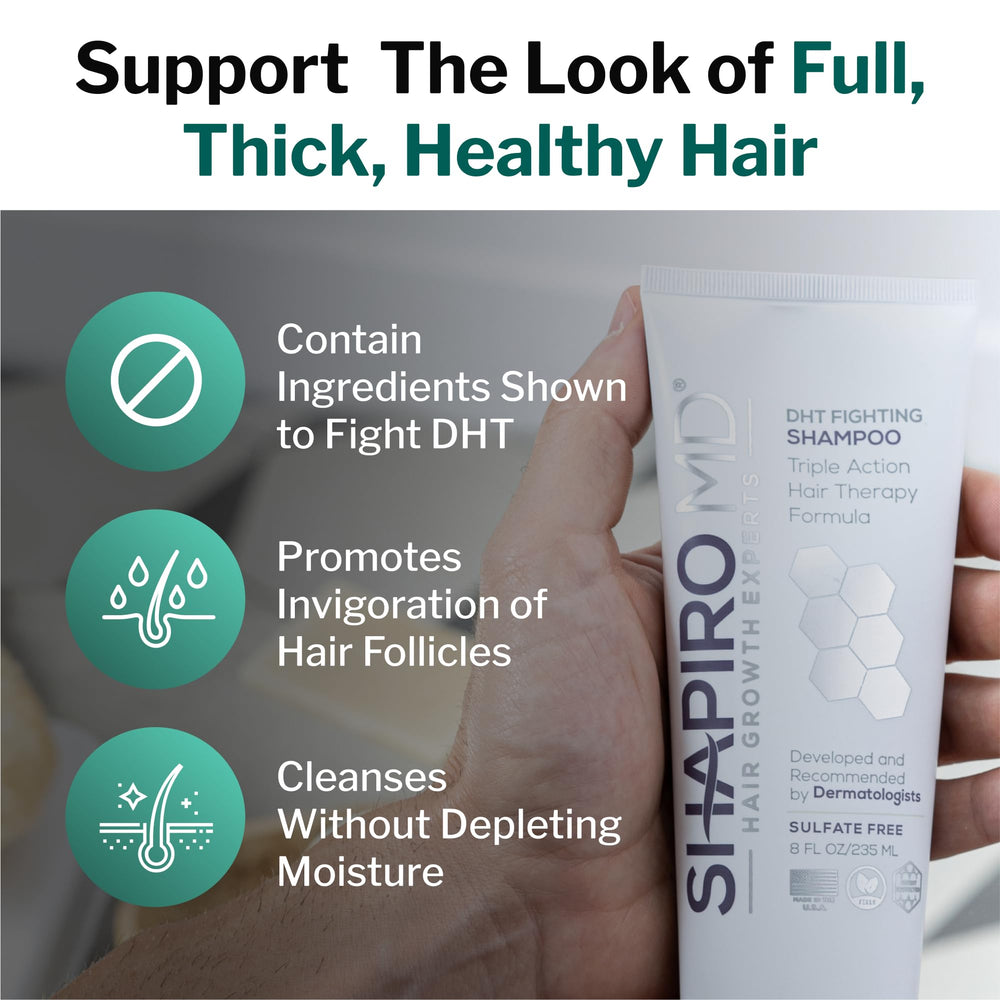 Shapiro MD Hair Growth Experts packaging emphasizes cruelty-free, vegan safety