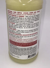 Shapley's M-T-G being applied to skin for hydration and softness.