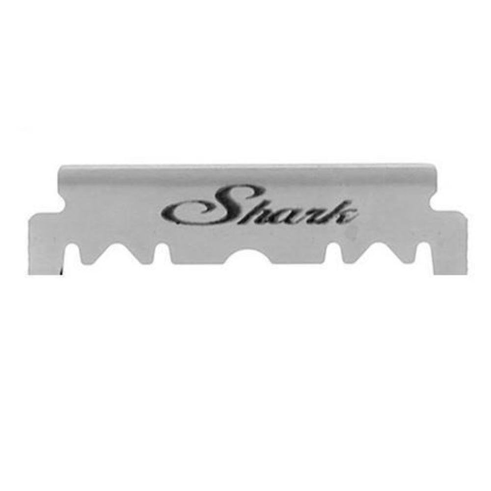 Shark blades individually wrapped for sanitary professional use.