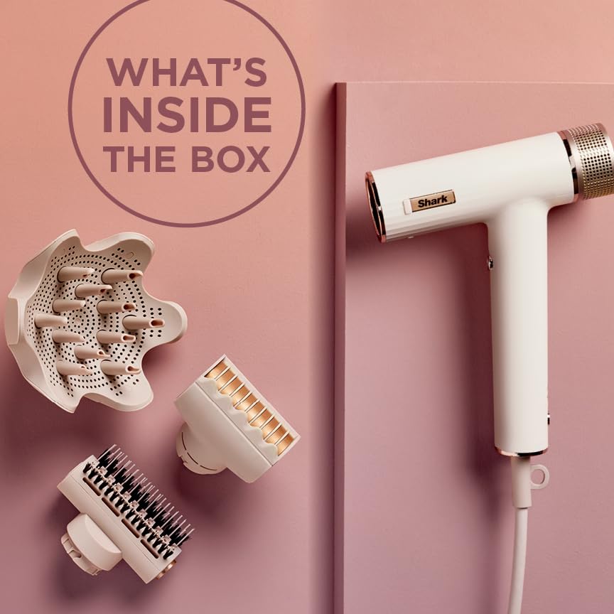 Shark all-hair-types compatibility covers curls, coils, waves, and straight.