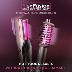 Shark FlexFusion dries and styles wet hair for fast, even results
