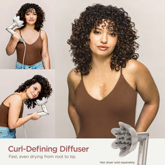Shark FlexStyle Curl-Defining Diffuser with extended prongs for lifted roots.