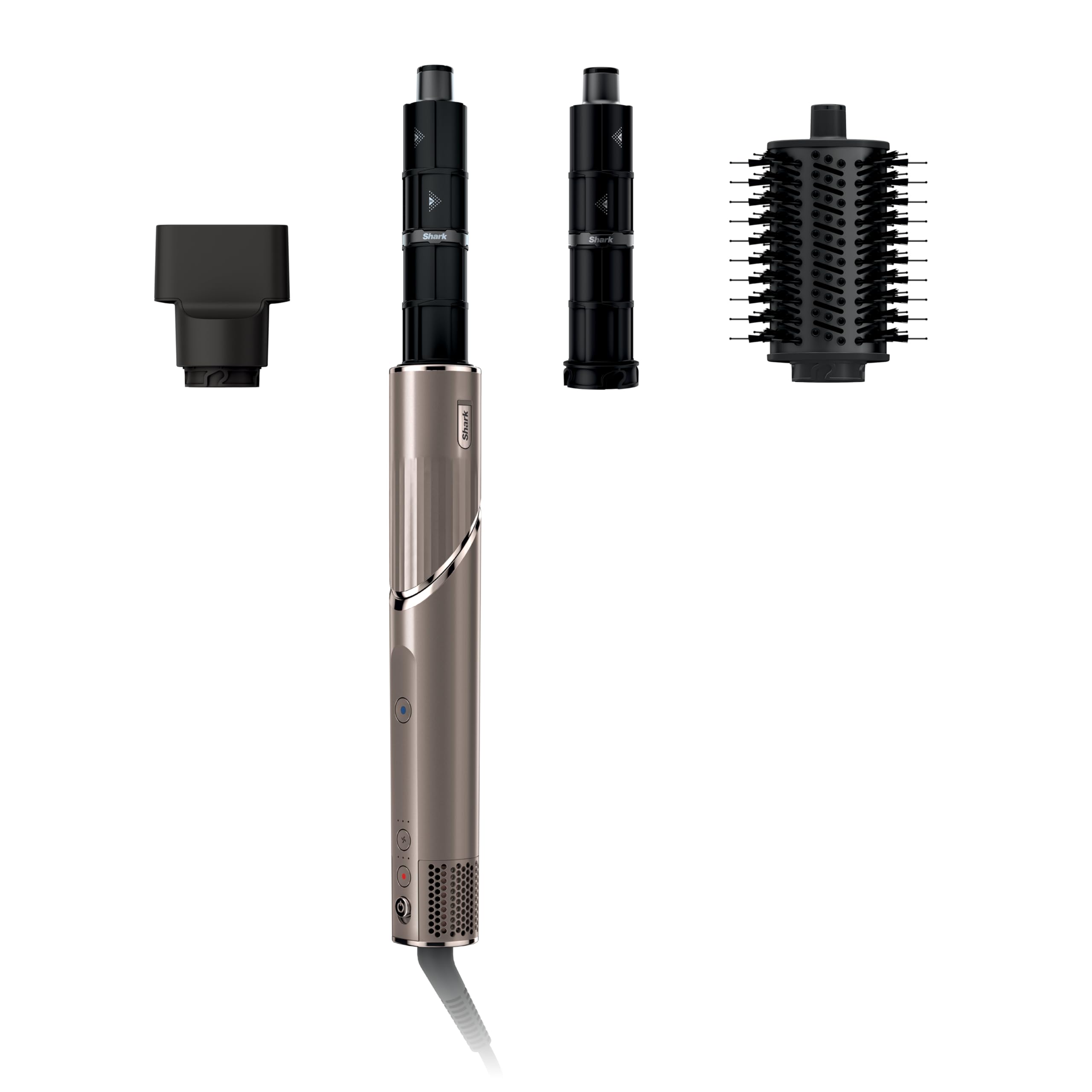 Shark FlexStyle dryer wand assembly delivers powerful airflow for fast styling.