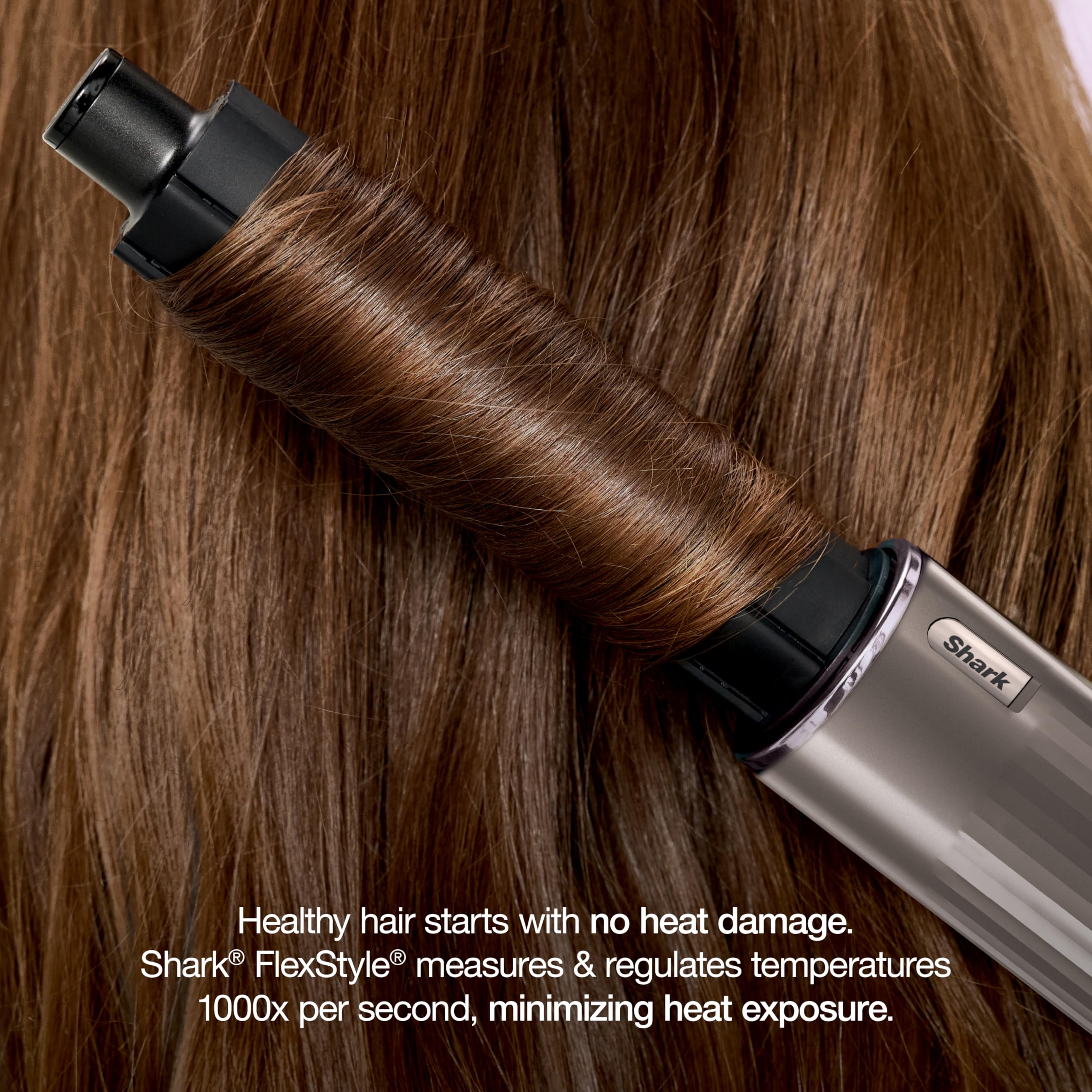 Shark FlexStyle fast drying performance cuts styling time.