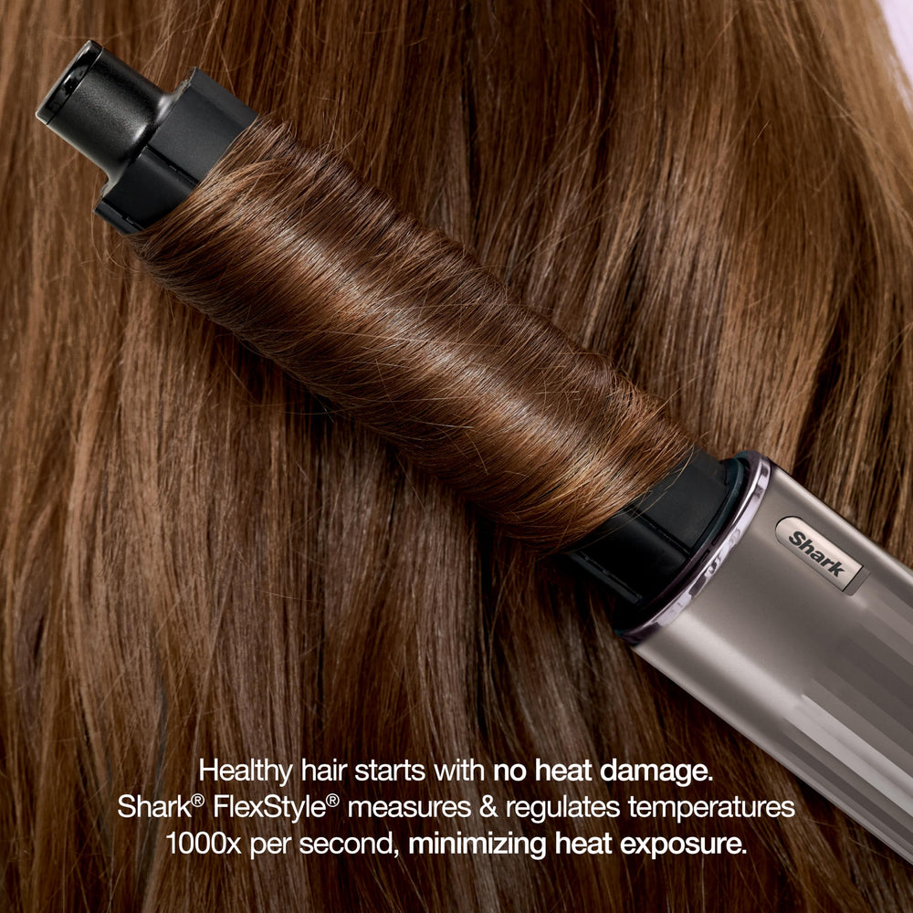 Shark FlexStyle fast drying performance cuts styling time.