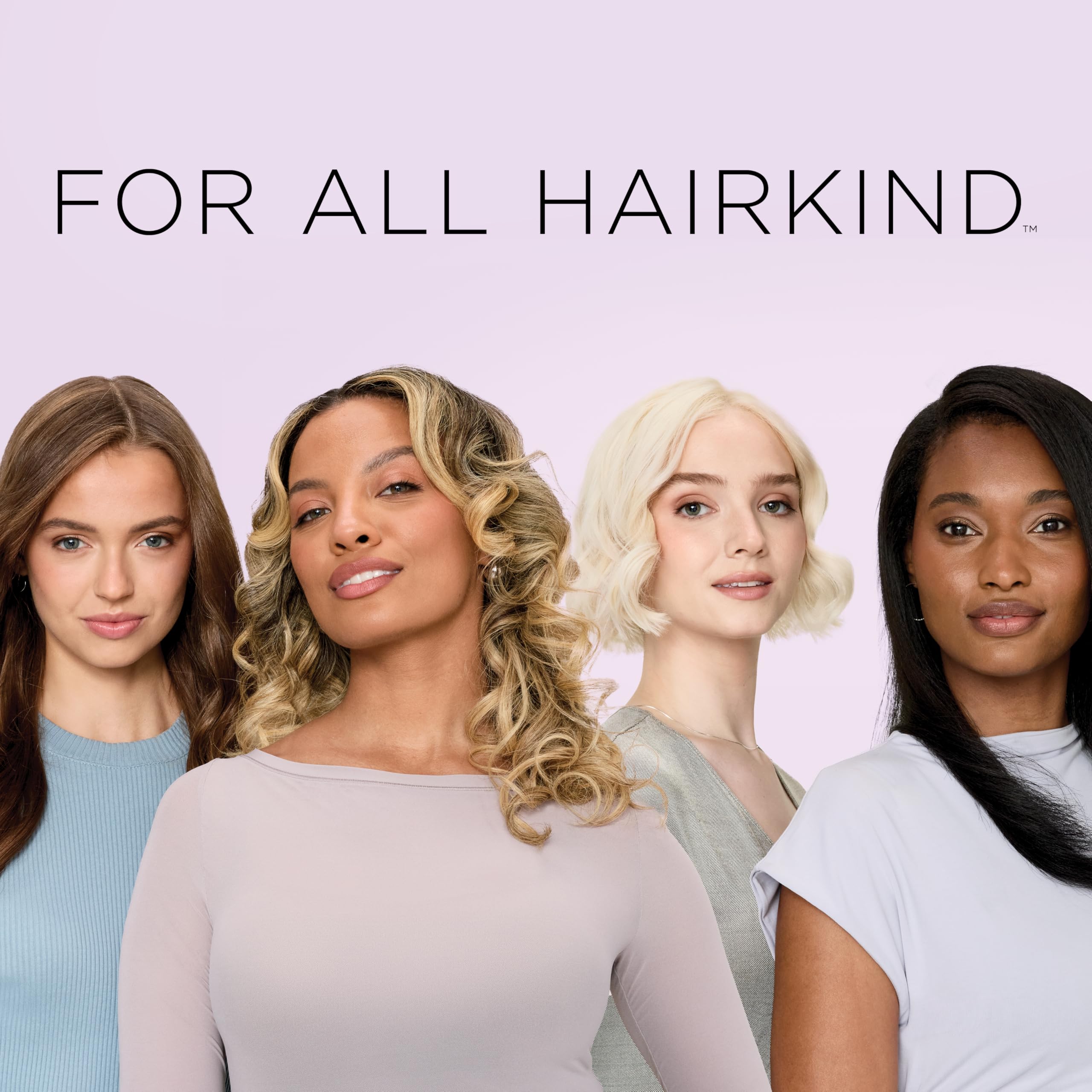 Shark FlexStyle works for straight, wavy, curly, and coily hair types.