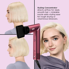 Shark FlexStyle oval brush smoothing and volumizing during styling