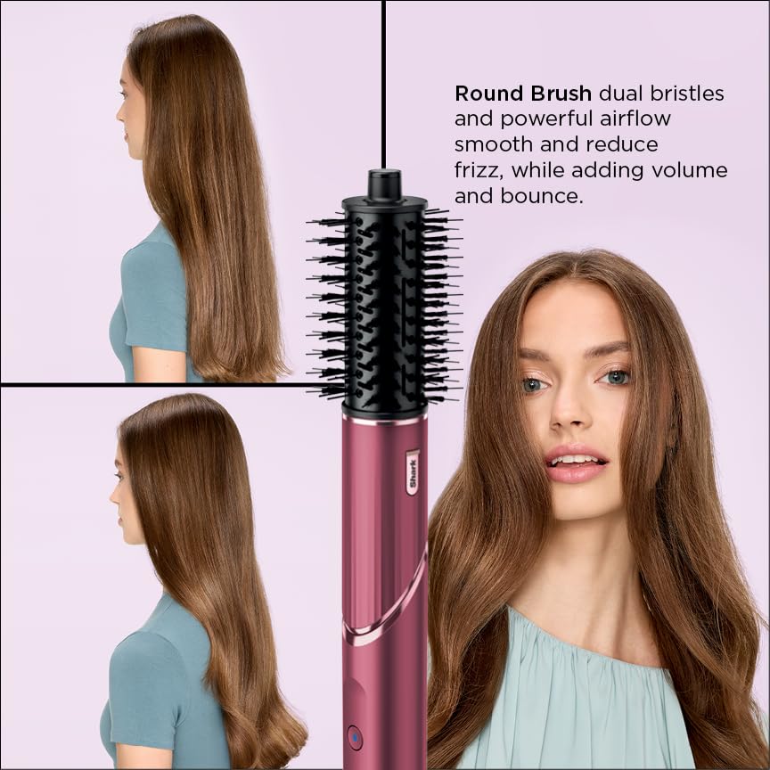 Shark FlexStyle paddle brush straightening and smoothing with airflow
