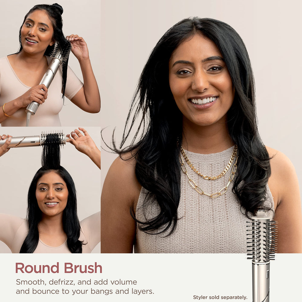 Shark FlexStyle Round Brush HD400-series compatibility for versatile styling.